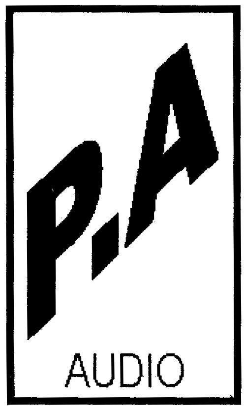 Mẫu nhãn hiệu P.A AUDIO