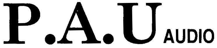 Mẫu nhãn hiệu P.A.U AUDIO
