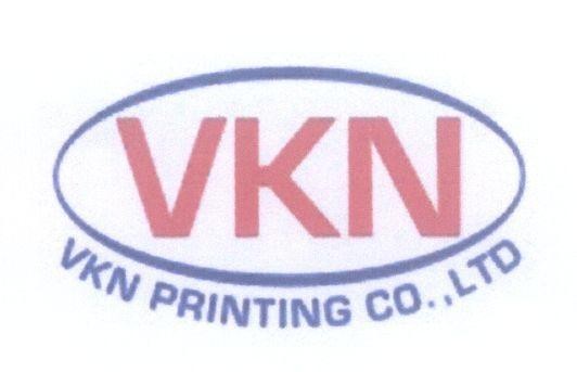Mẫu nhãn hiệu VKN PRINTING CO., LTD