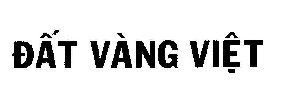 Mẫu nhãn hiệu Đất Vàng Việt