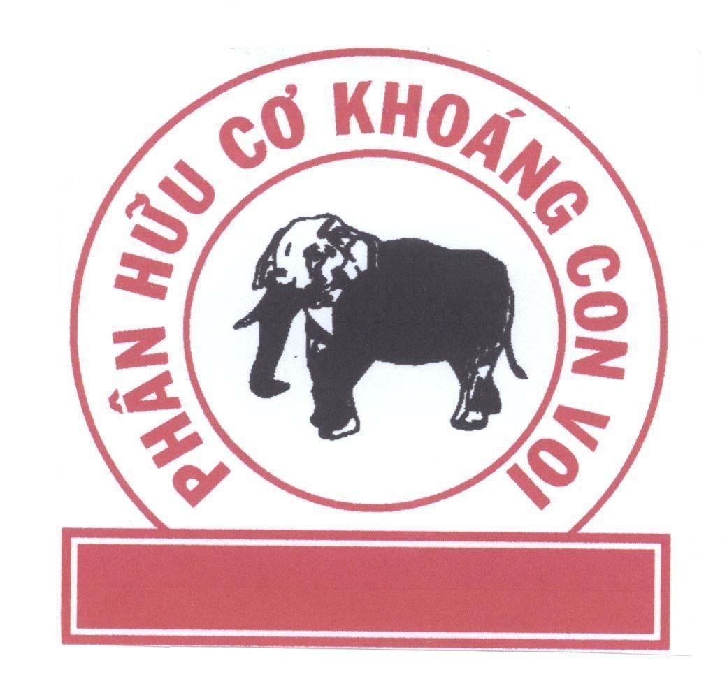 Mẫu nhãn hiệu Phân Hữu Cơ Khoáng Con Voi
