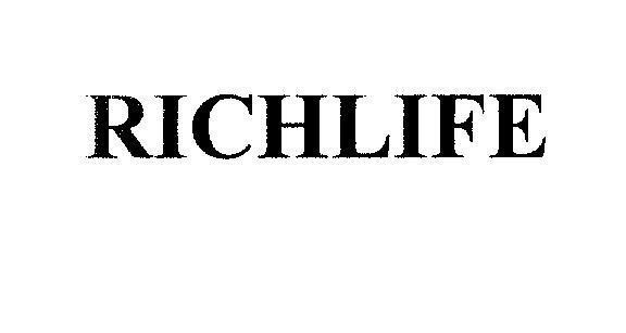 Mẫu nhãn hiệu RICHLIFE