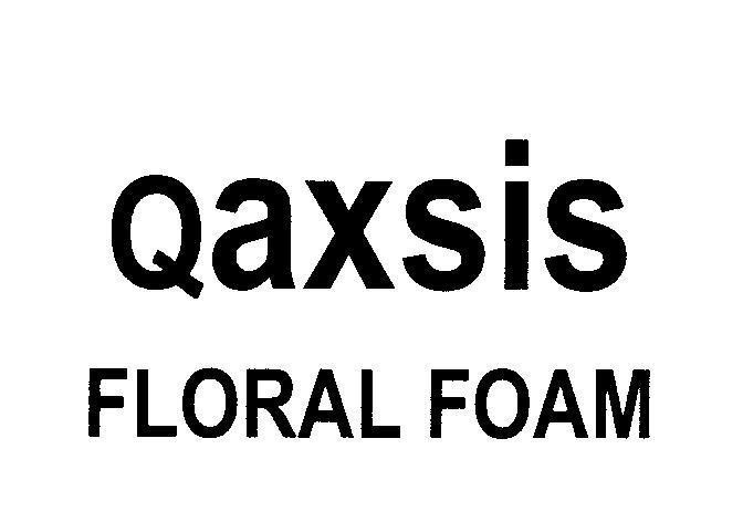 Mẫu nhãn hiệu Qaxsis FLORAL FOAM