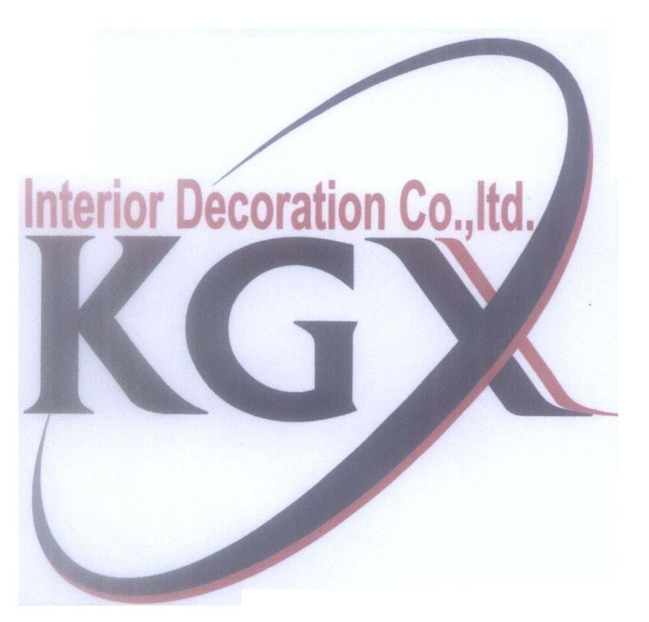 Mẫu nhãn hiệu KGX Interior Decoration Co., ltd.