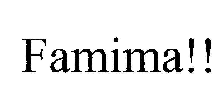 Mẫu nhãn hiệu Famima!!