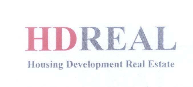 Mẫu nhãn hiệu HDREAL Housing Development Real Estate