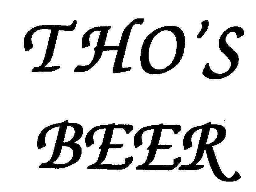 Mẫu nhãn hiệu THO'S BEER