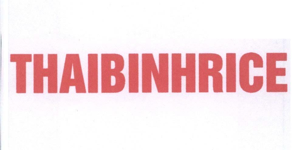 Mẫu nhãn hiệu THAIBINHRICE