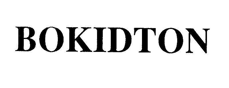 Mẫu nhãn hiệu BOKIDTON