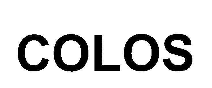Mẫu nhãn hiệu COLOS