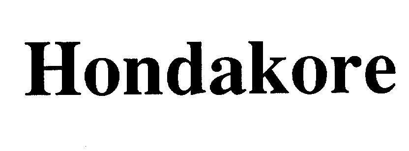 Mẫu nhãn hiệu Hondakore