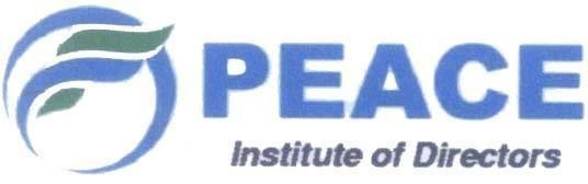 Mẫu nhãn hiệu PEACE Institute of Directors
