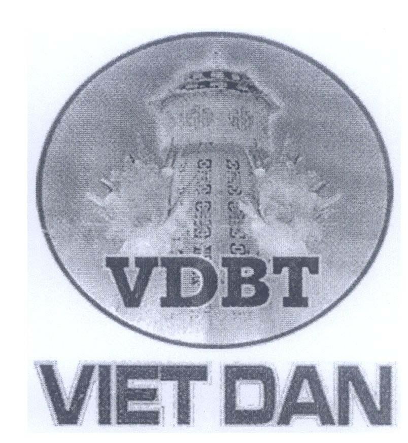 Mẫu nhãn hiệu VDBT VIET DAN