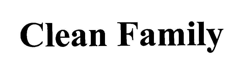 Mẫu nhãn hiệu Clean Family